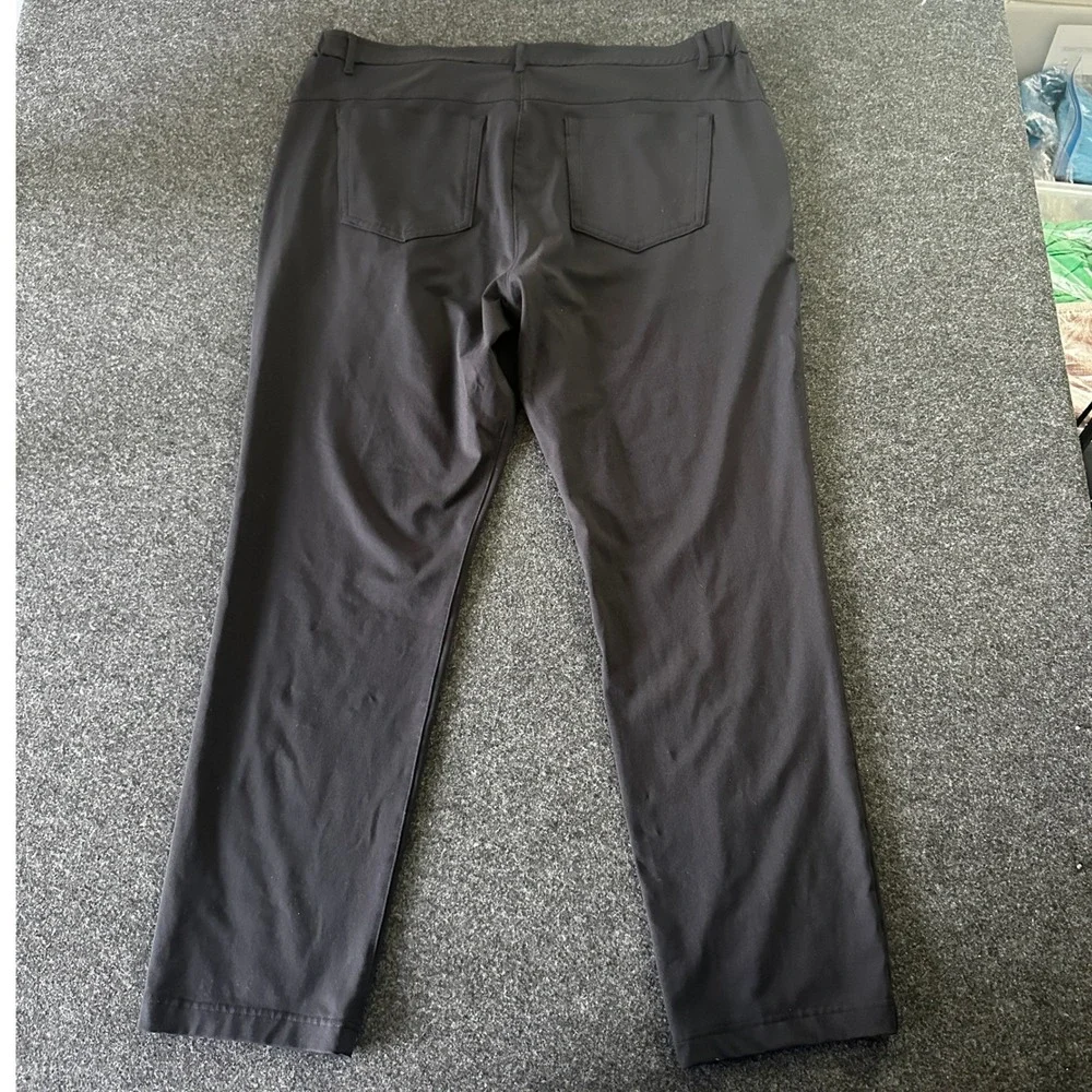Public Rec All Day Every Day Pants Mens 40/32 BLACK Performance Trousers